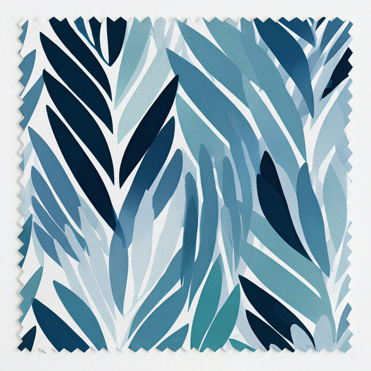 Bertie Blue - Fabric - Painted Paper
