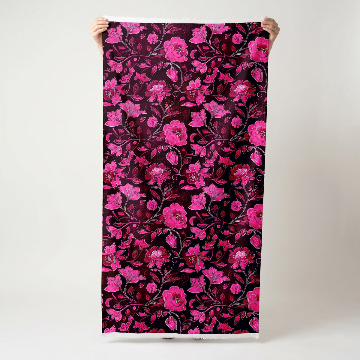 Beryn - Fabric - Painted Paper