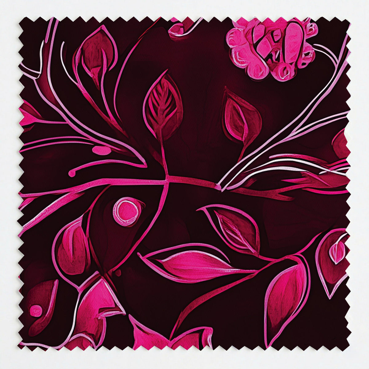 Beryn - Fabric - Painted Paper