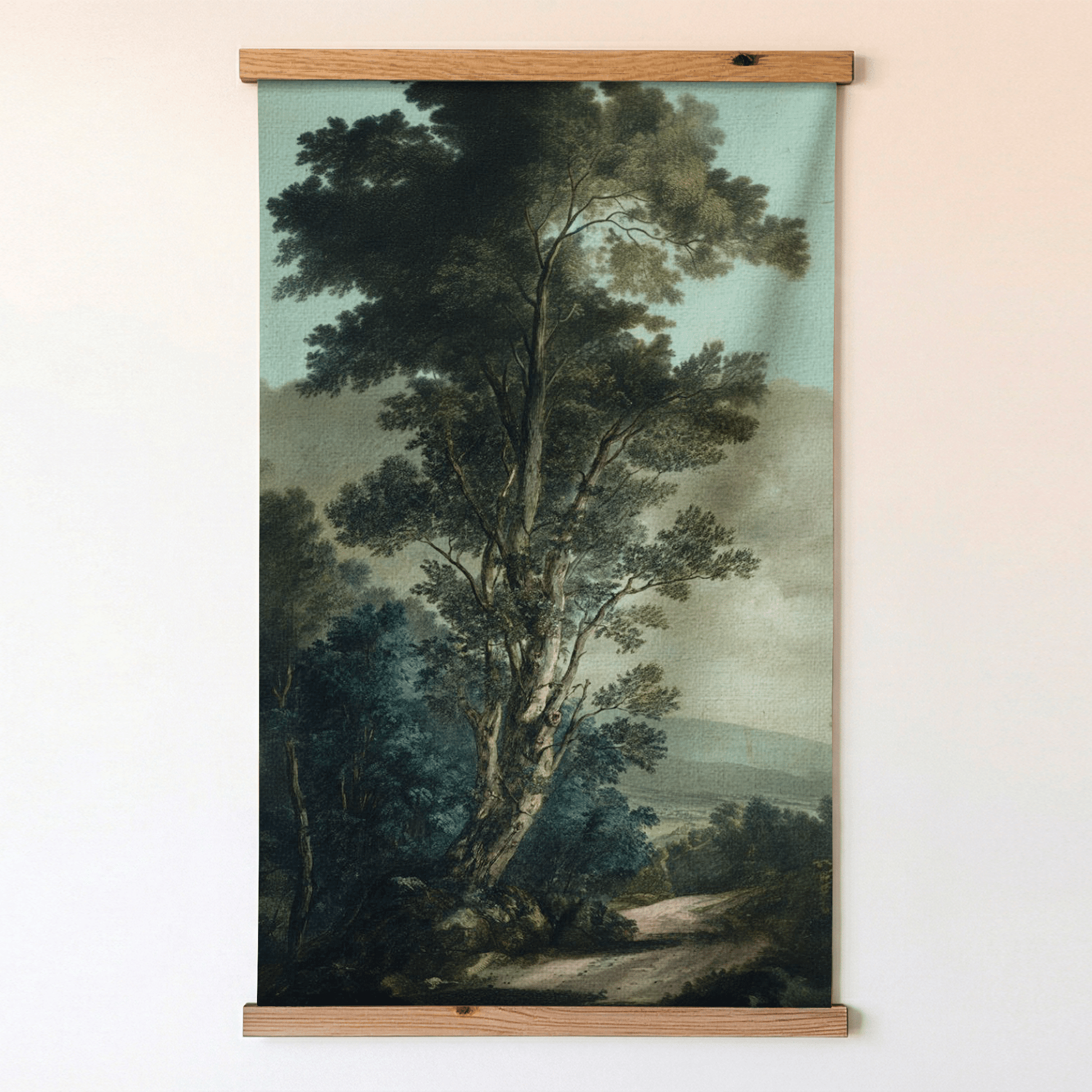 Big Oak Bend - Tapestry - Painted Paper