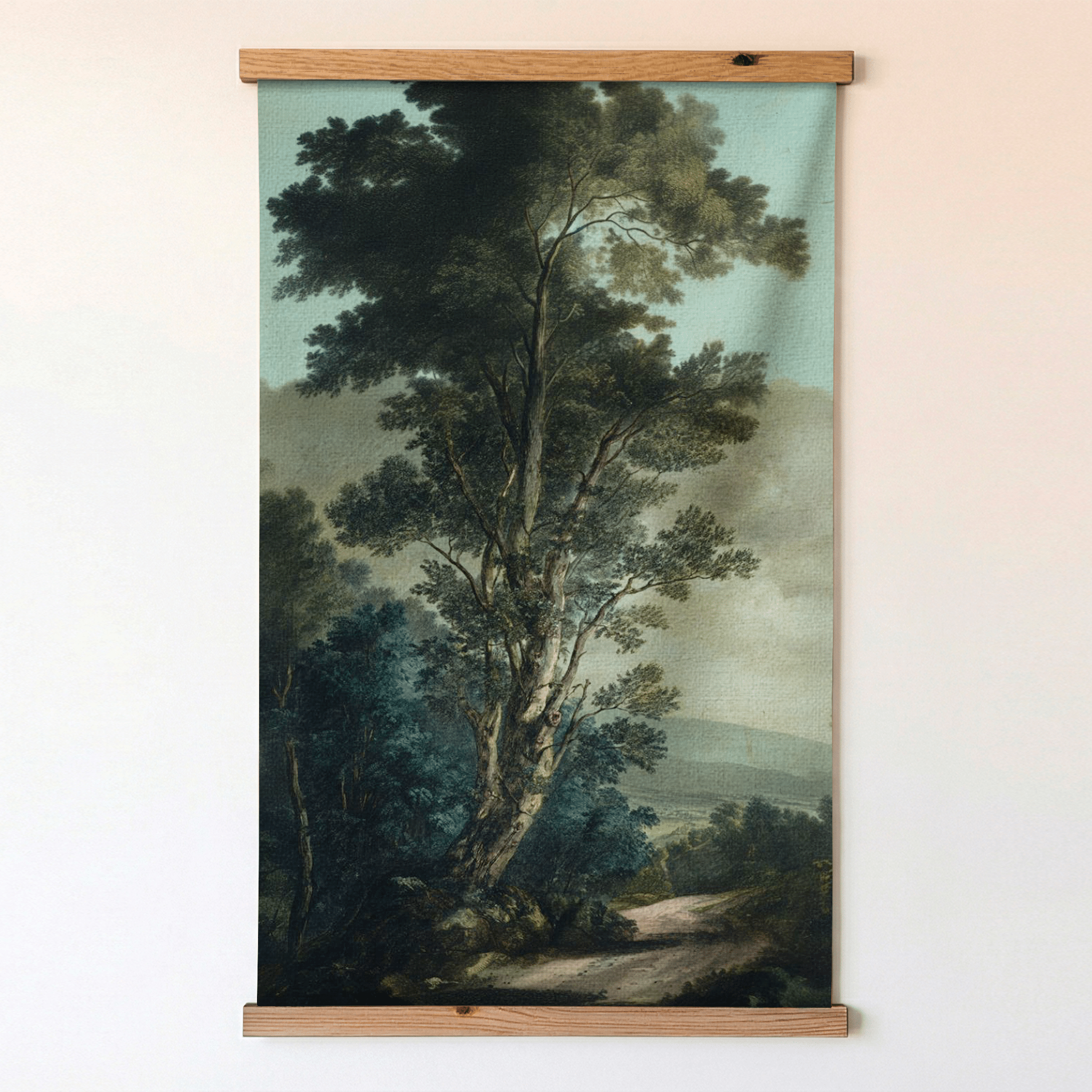 Big Oak Bend - Tapestry - Painted Paper