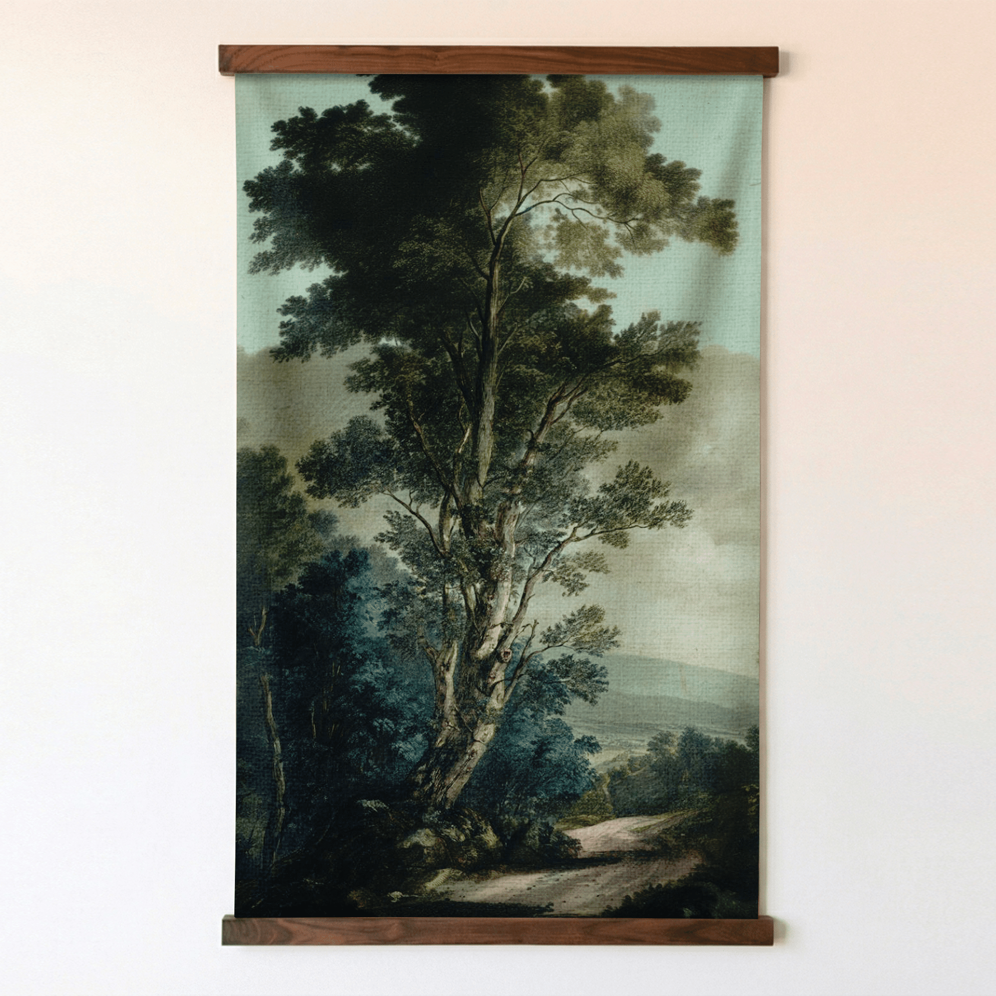 Big Oak Bend - Tapestry - Painted Paper