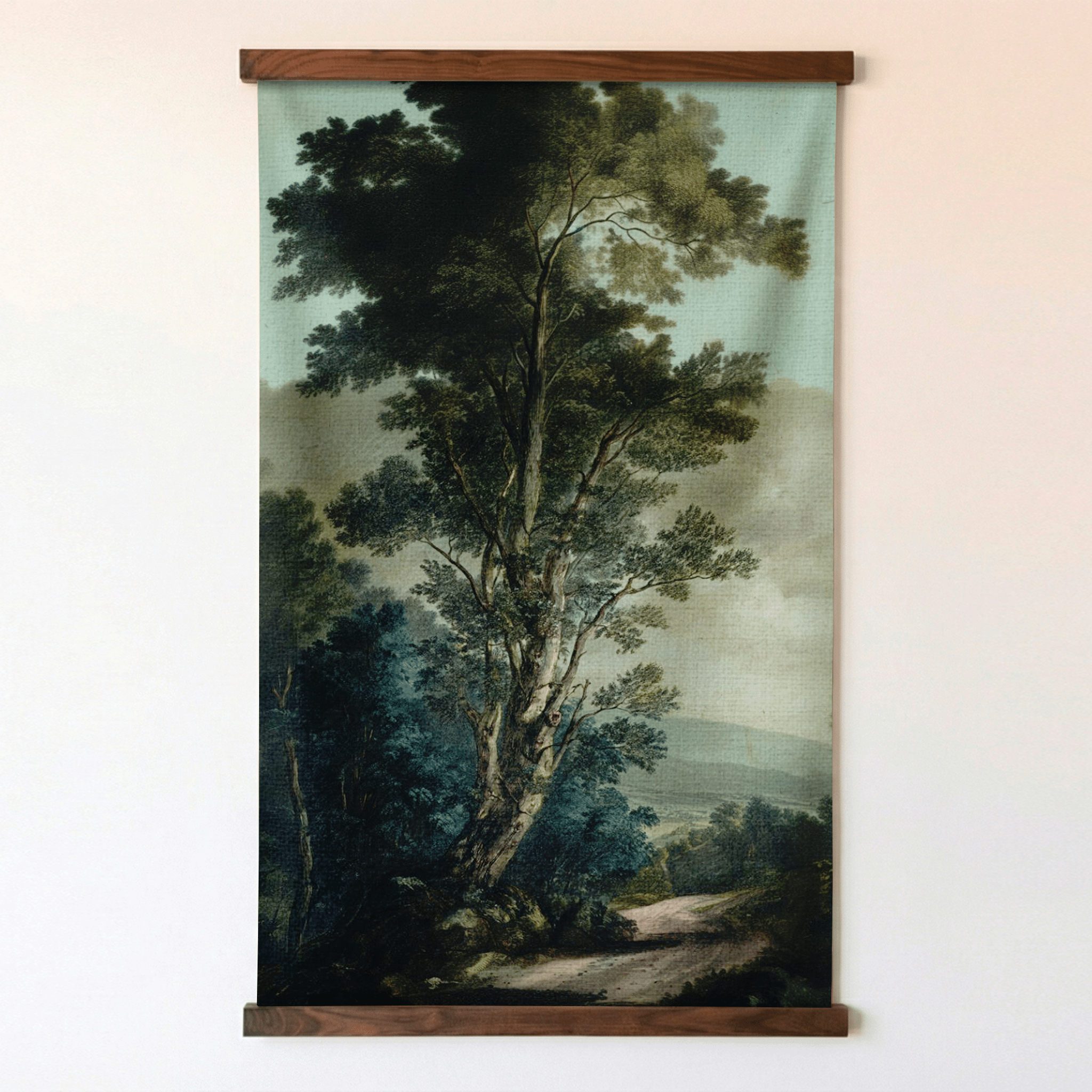 Big Oak Bend - Tapestry - Painted Paper