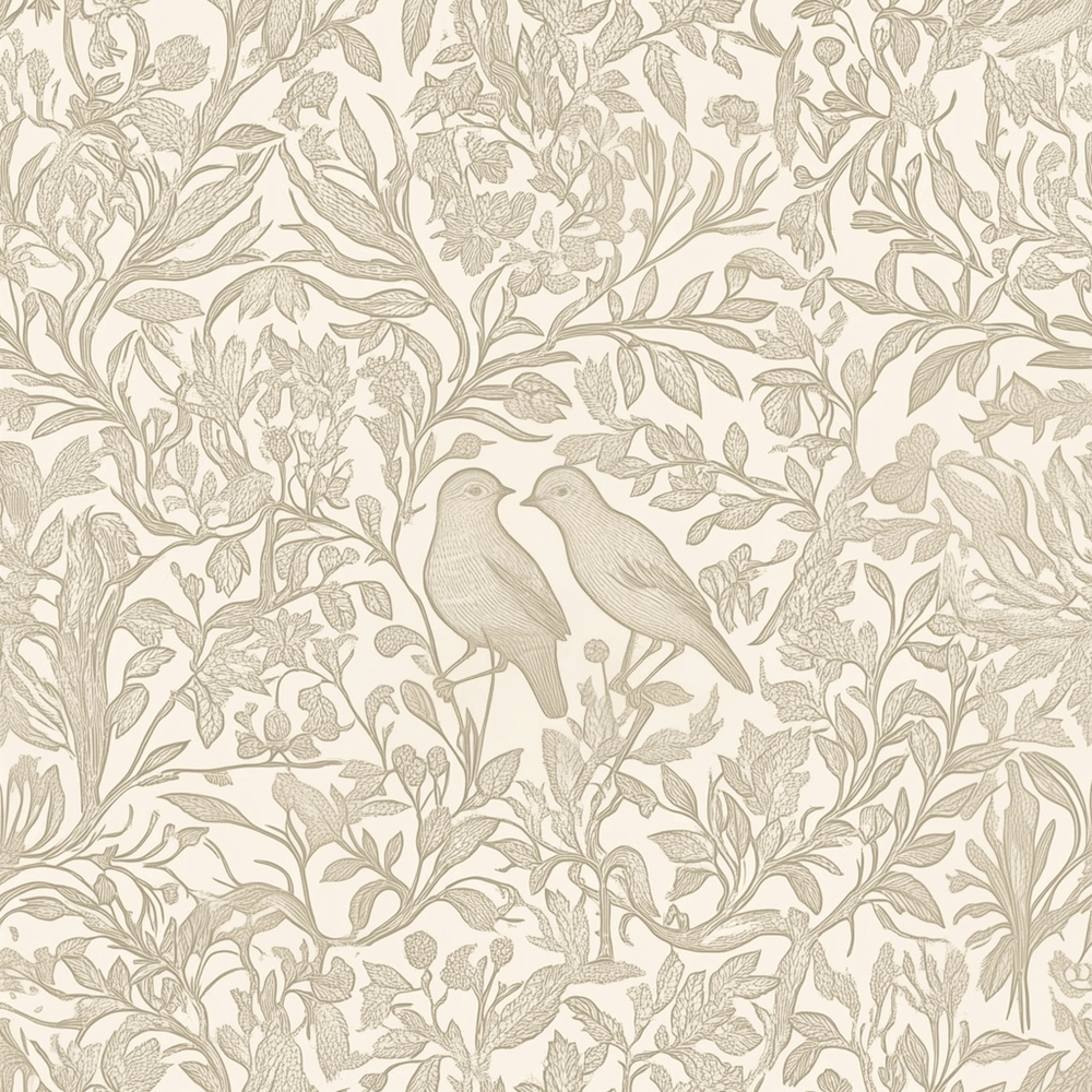 Birdsong Wallpaper - Painted Paper
