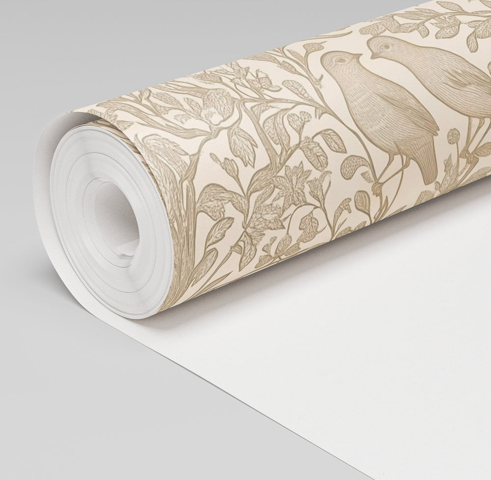 Birdsong Wallpaper - Painted Paper
