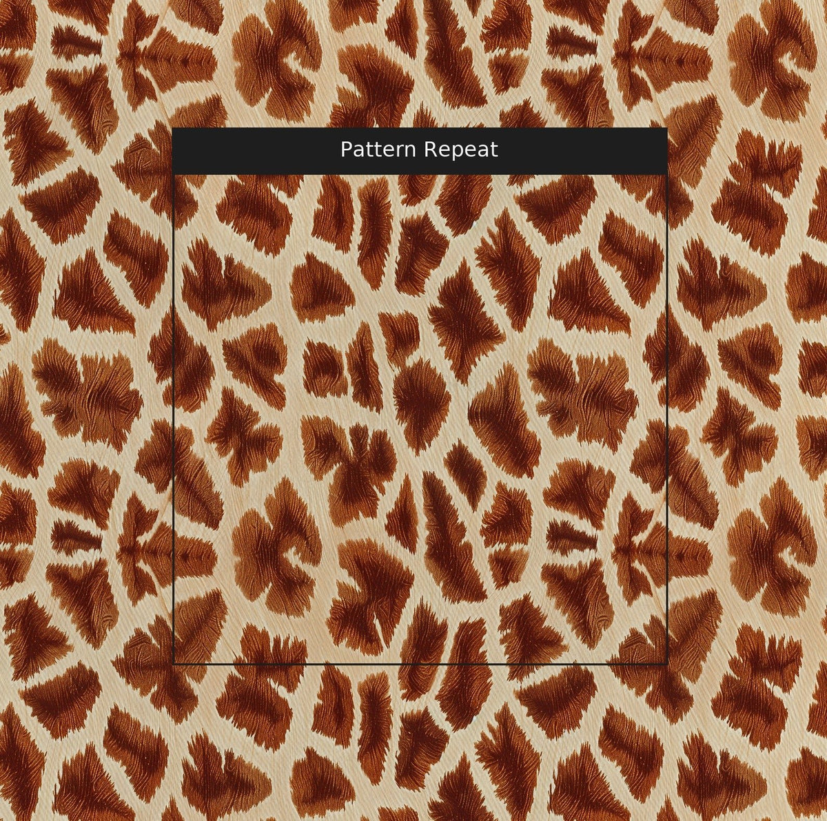 Bishop Giraffe - Fabric - Painted Paper