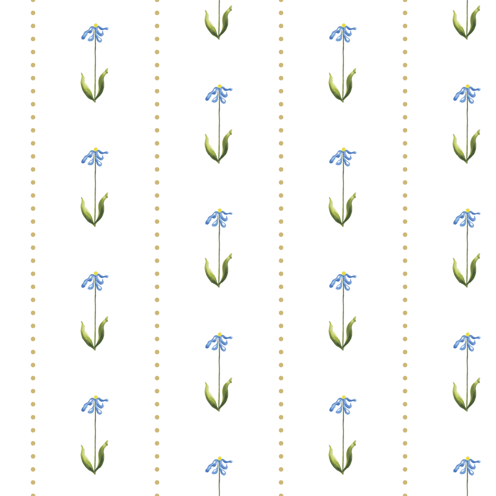 Bloom Between the Lines Wallpaper - Painted Paper