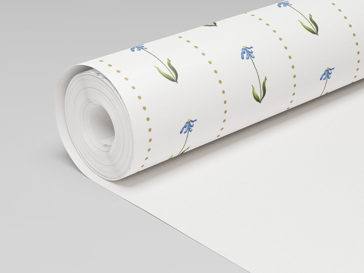 Bloom Between the Lines Wallpaper - Painted Paper