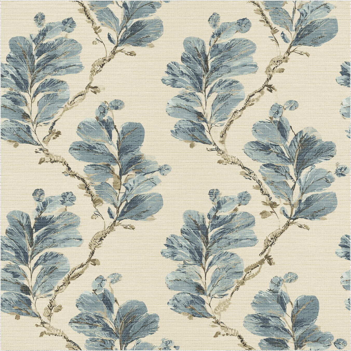 Bloomfield Faux Grasscloth Wallpaper - Painted Paper