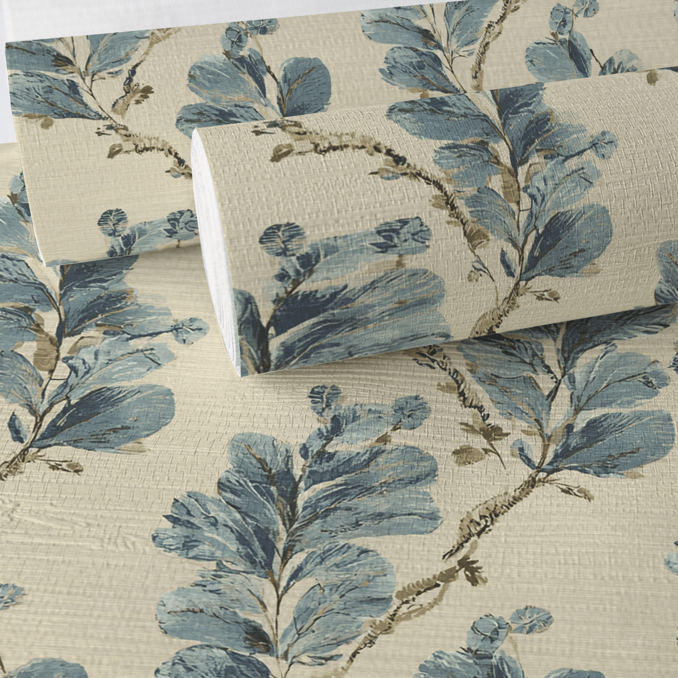 Bloomfield Faux Grasscloth Wallpaper - Painted Paper