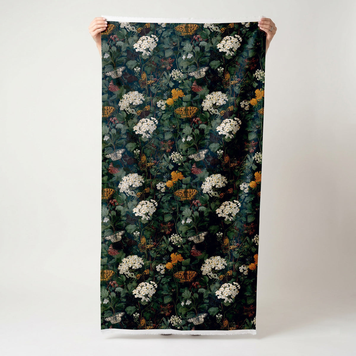 Blooming Butterly Fields - Fabric - Painted Paper