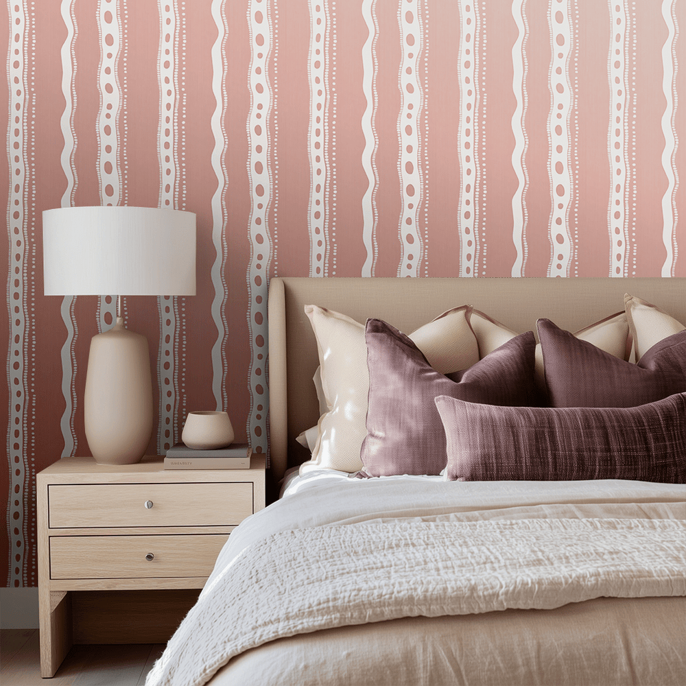 Bloomline Wallpaper - Painted Paper