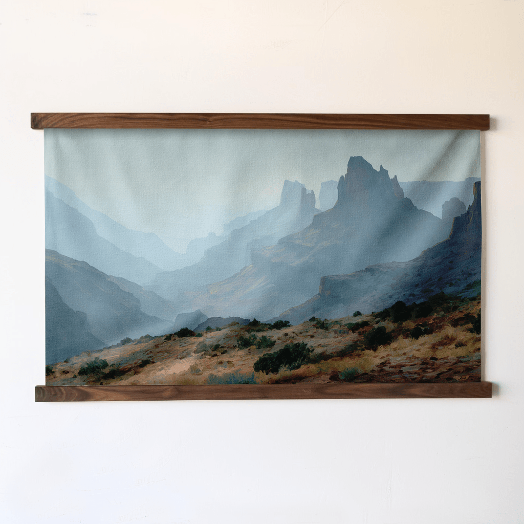 Blue Mesa - Tapestry - Painted Paper