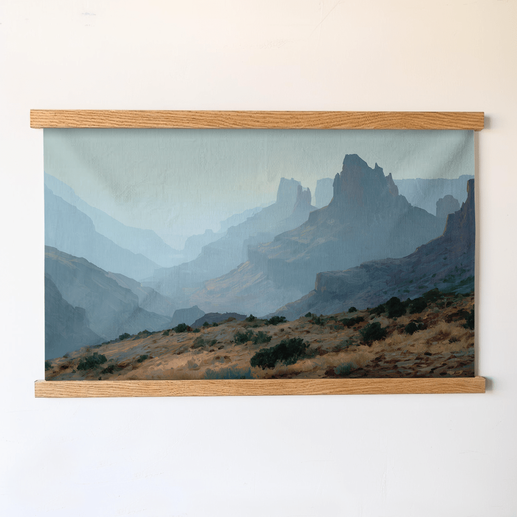 Blue Mesa - Tapestry - Painted Paper