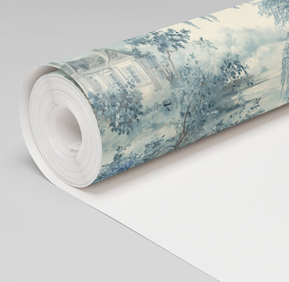 Blue Willow Wallpaper - Painted Paper