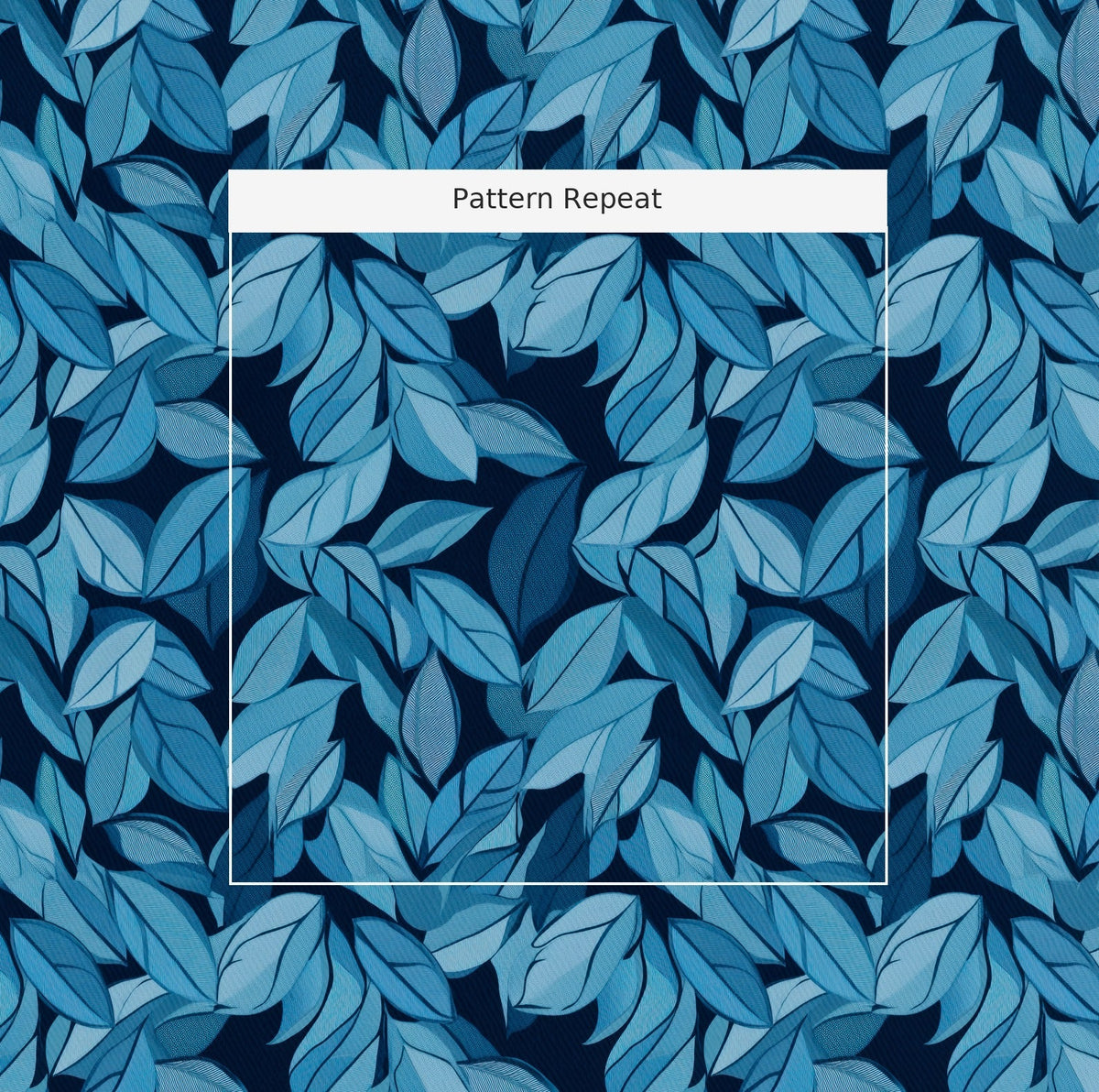 Bluewood - Fabric - Painted Paper