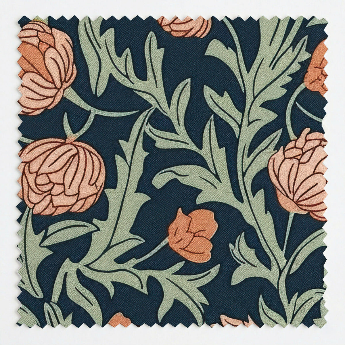 Blume - Fabric - Painted Paper