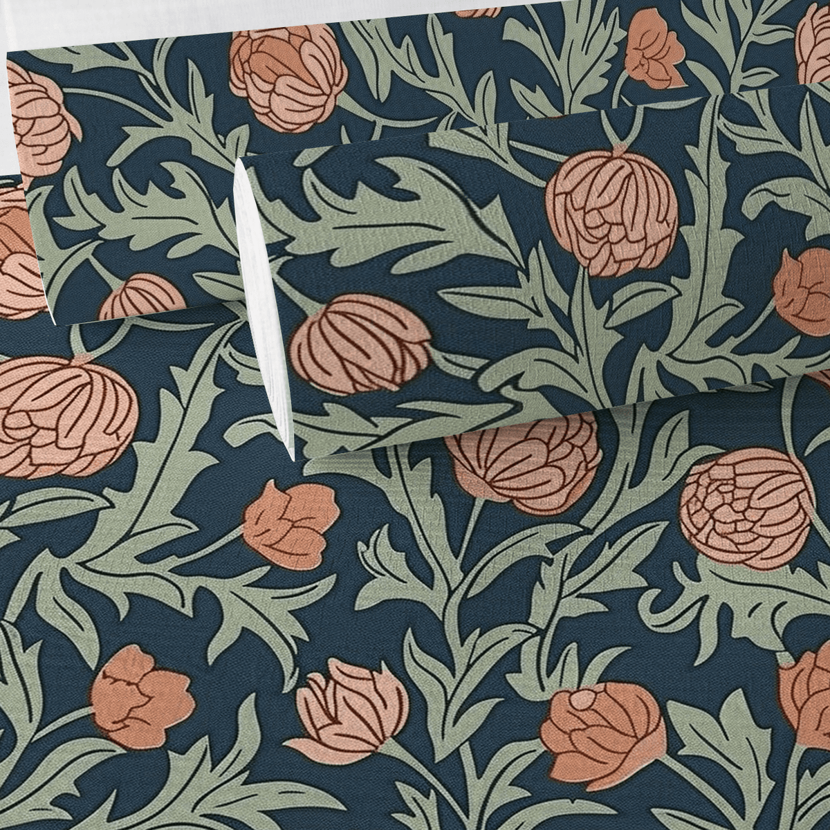 Blume Faux Grasscloth Wallpaper - Painted Paper