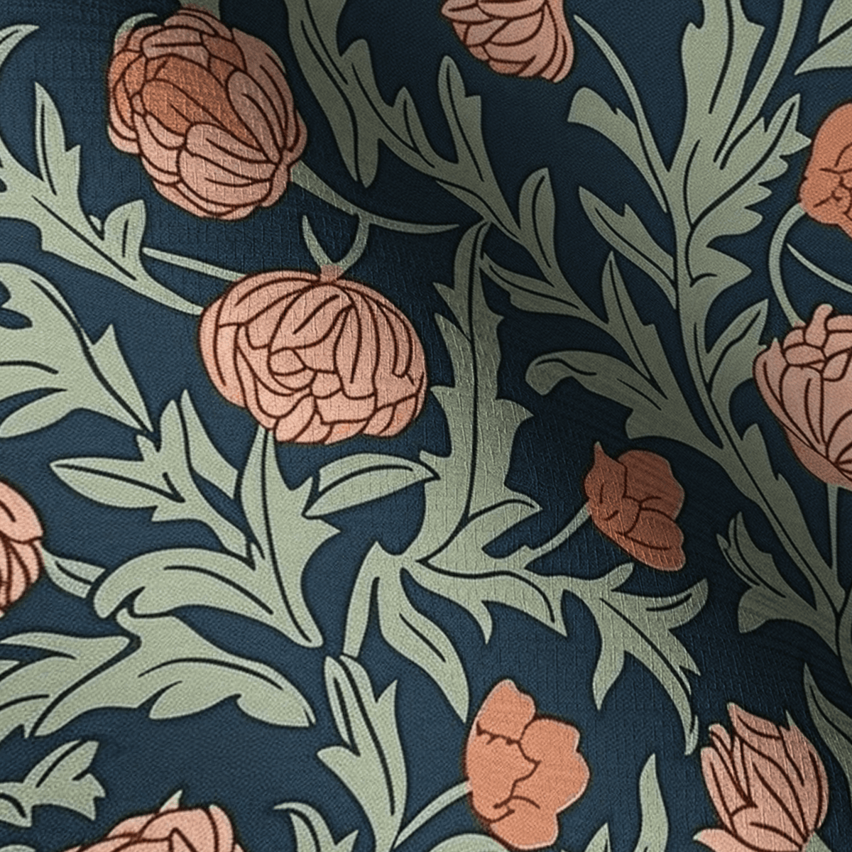 Blume Faux Grasscloth Wallpaper - Painted Paper