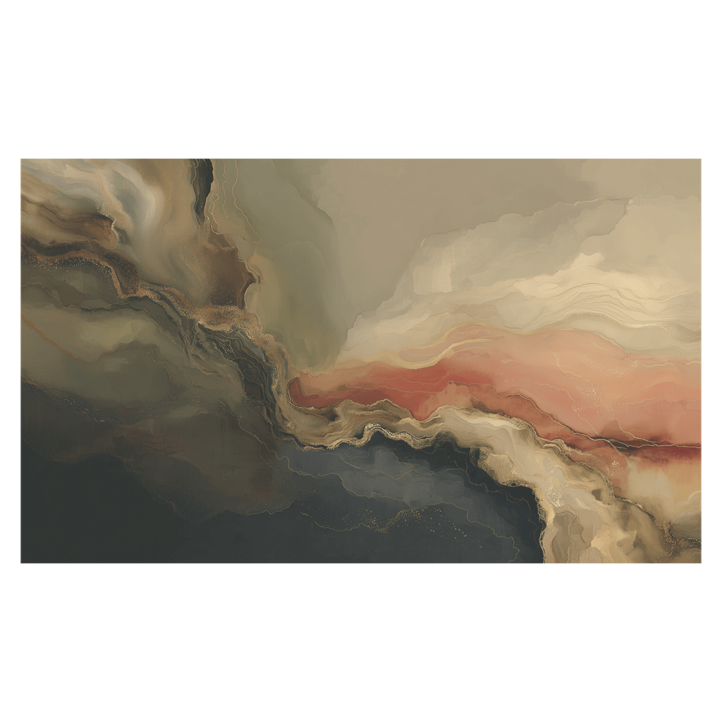 Blush Horizon - Tapestry - Painted Paper