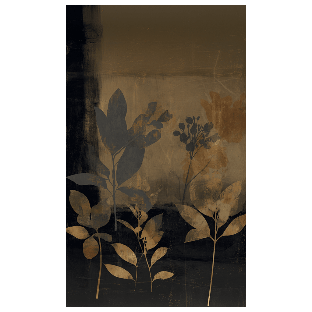 Botanical Shadows - Tapestry - Painted Paper