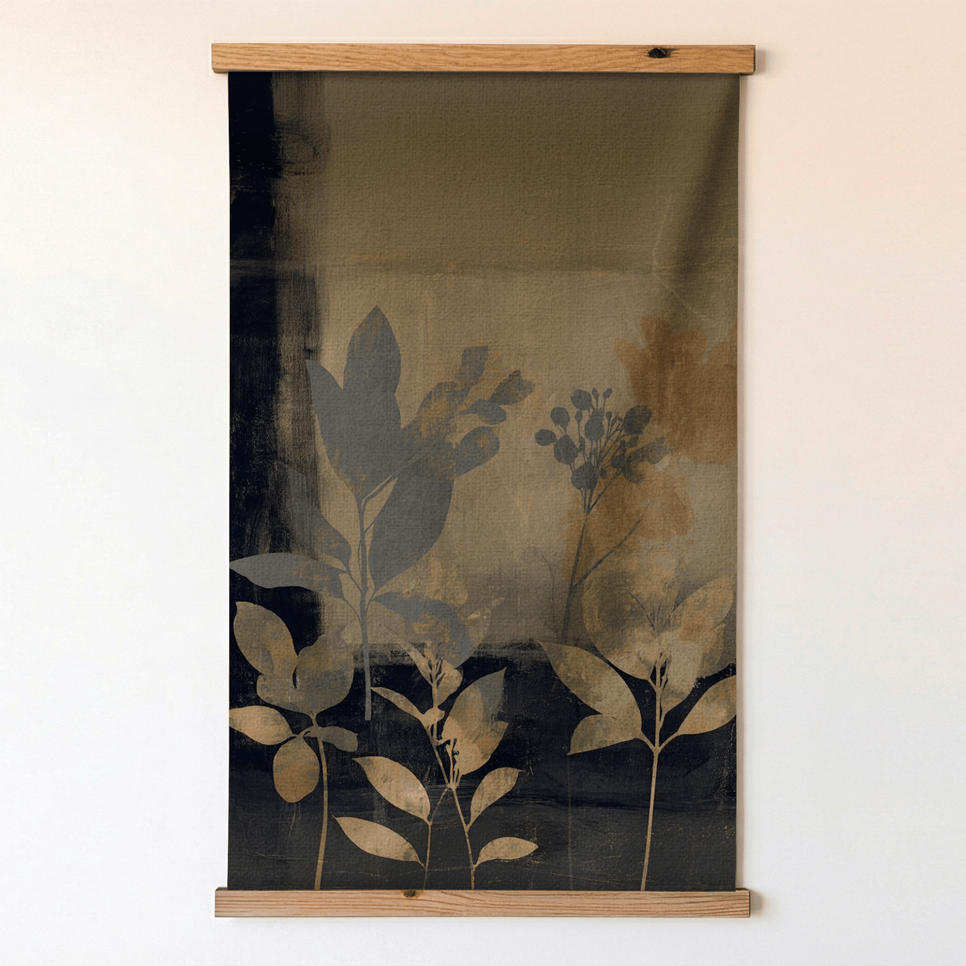 Botanical Shadows - Tapestry - Painted Paper