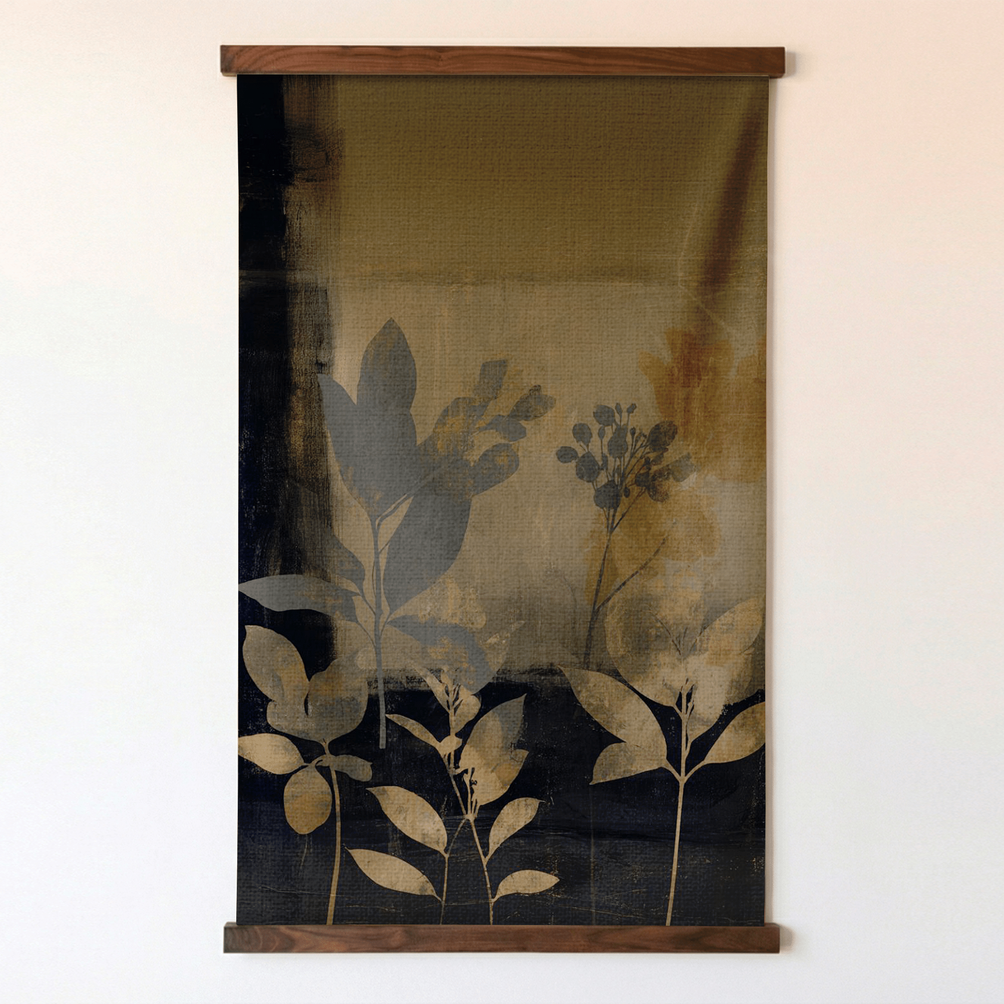 Botanical Shadows - Tapestry - Painted Paper
