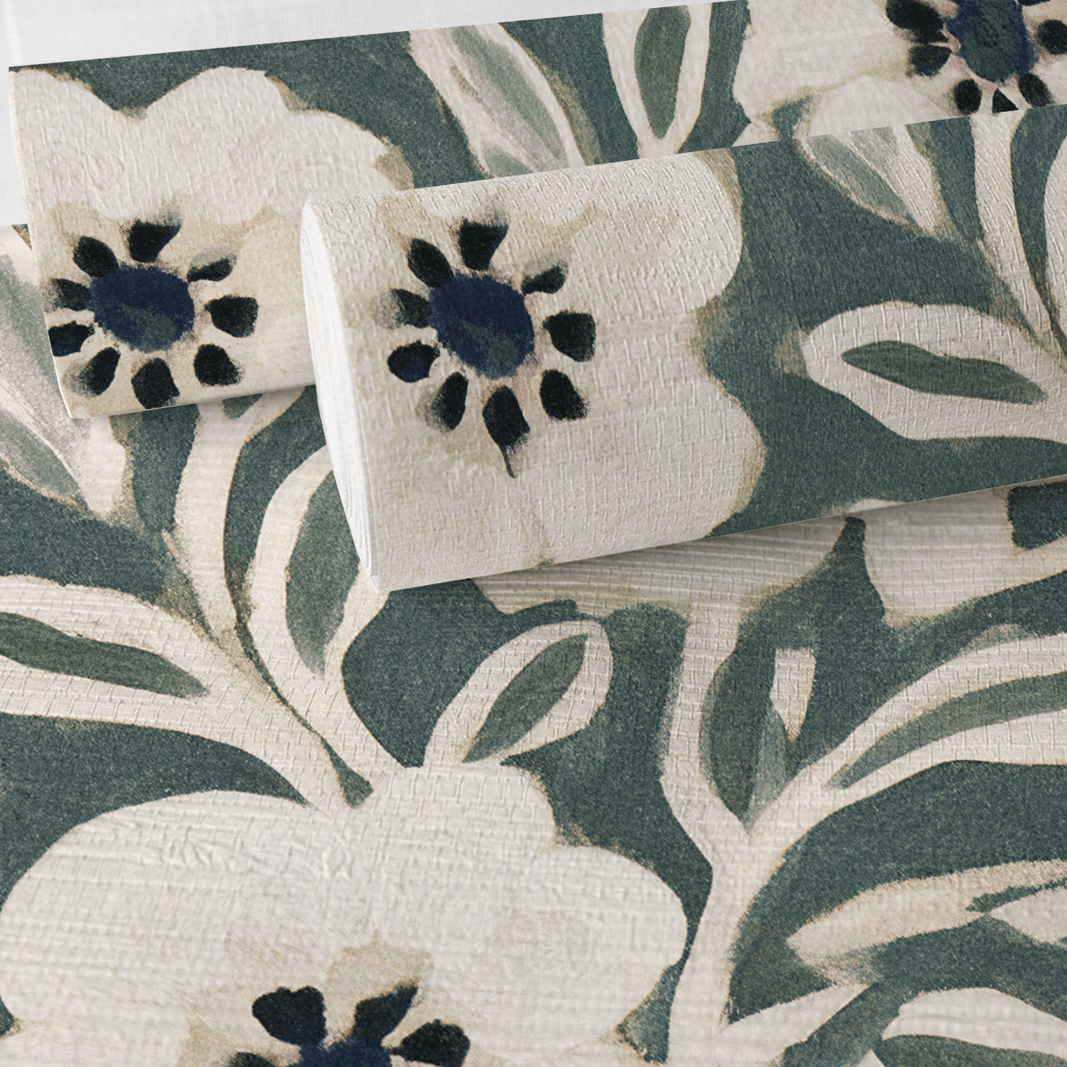 Branching Out Faux Grasscloth Wallpaper - Painted Paper