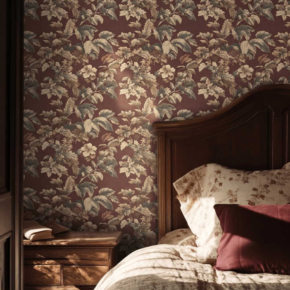 Brigitta Faux Grasscloth Wallpaper - Painted Paper