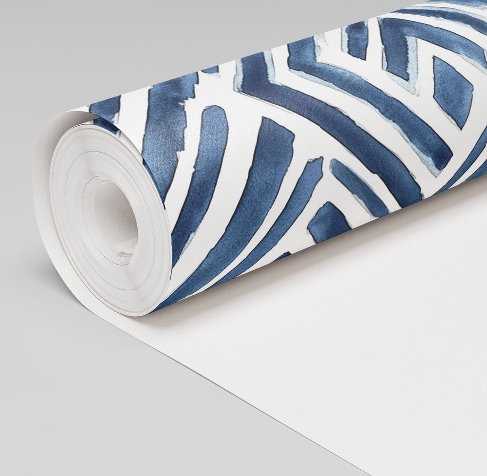 Brush Diamond Wallpaper - Painted Paper
