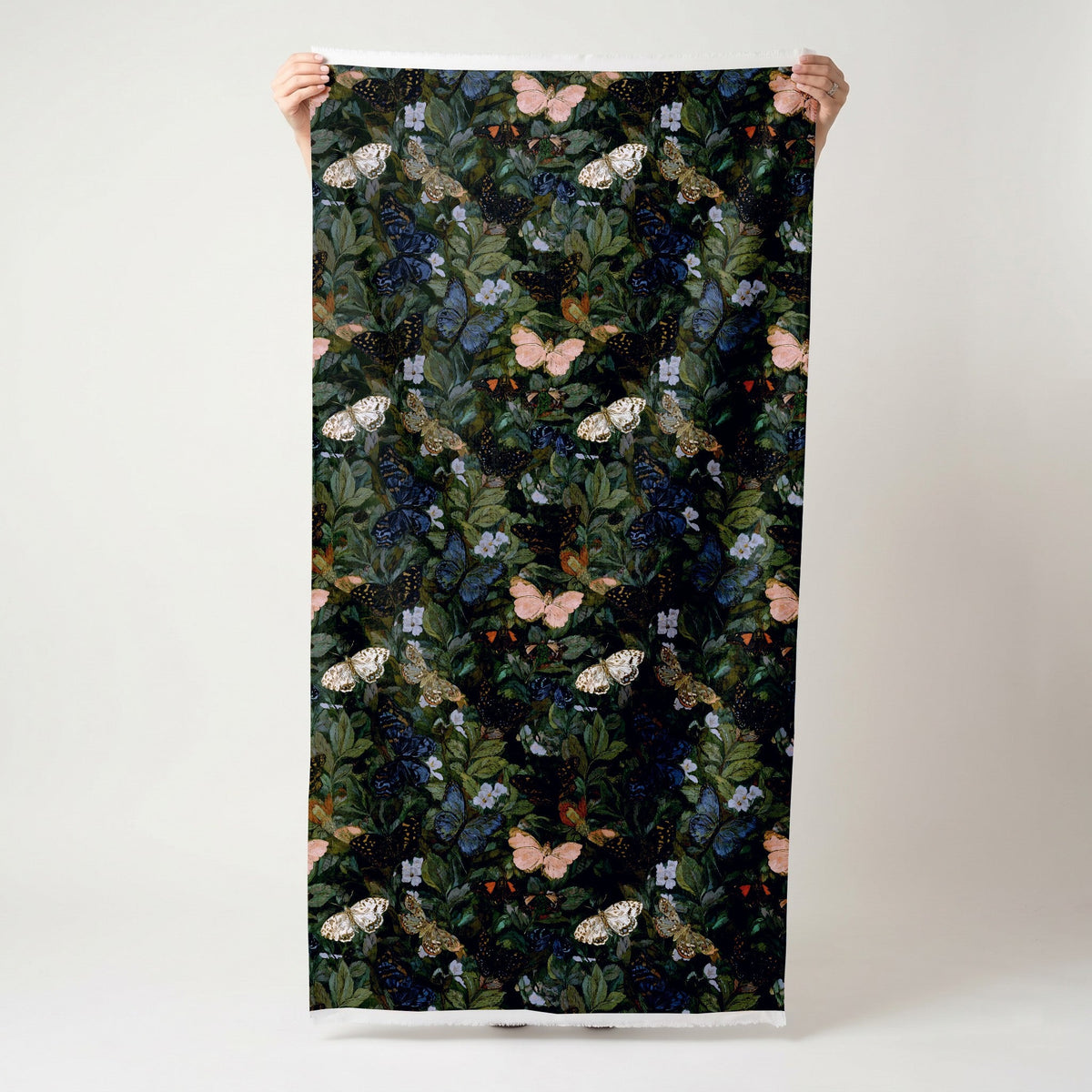 Butterfly Blooms - Fabric - Painted Paper