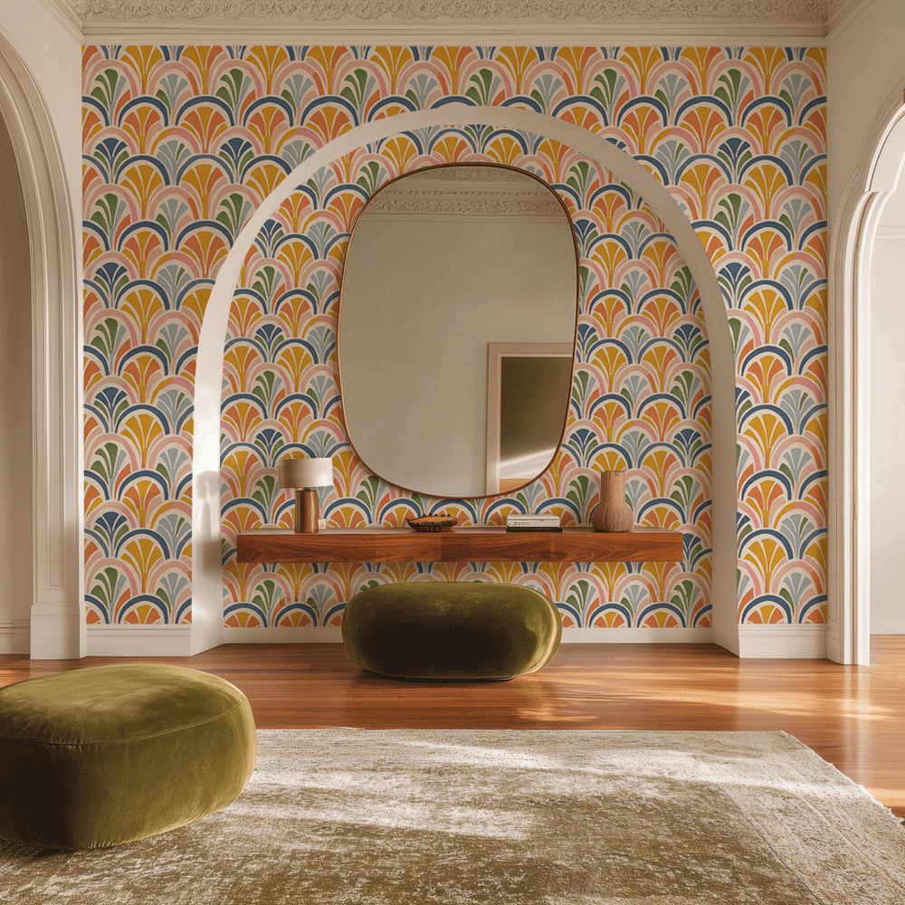 Cabana Club Wallpaper - Painted Paper