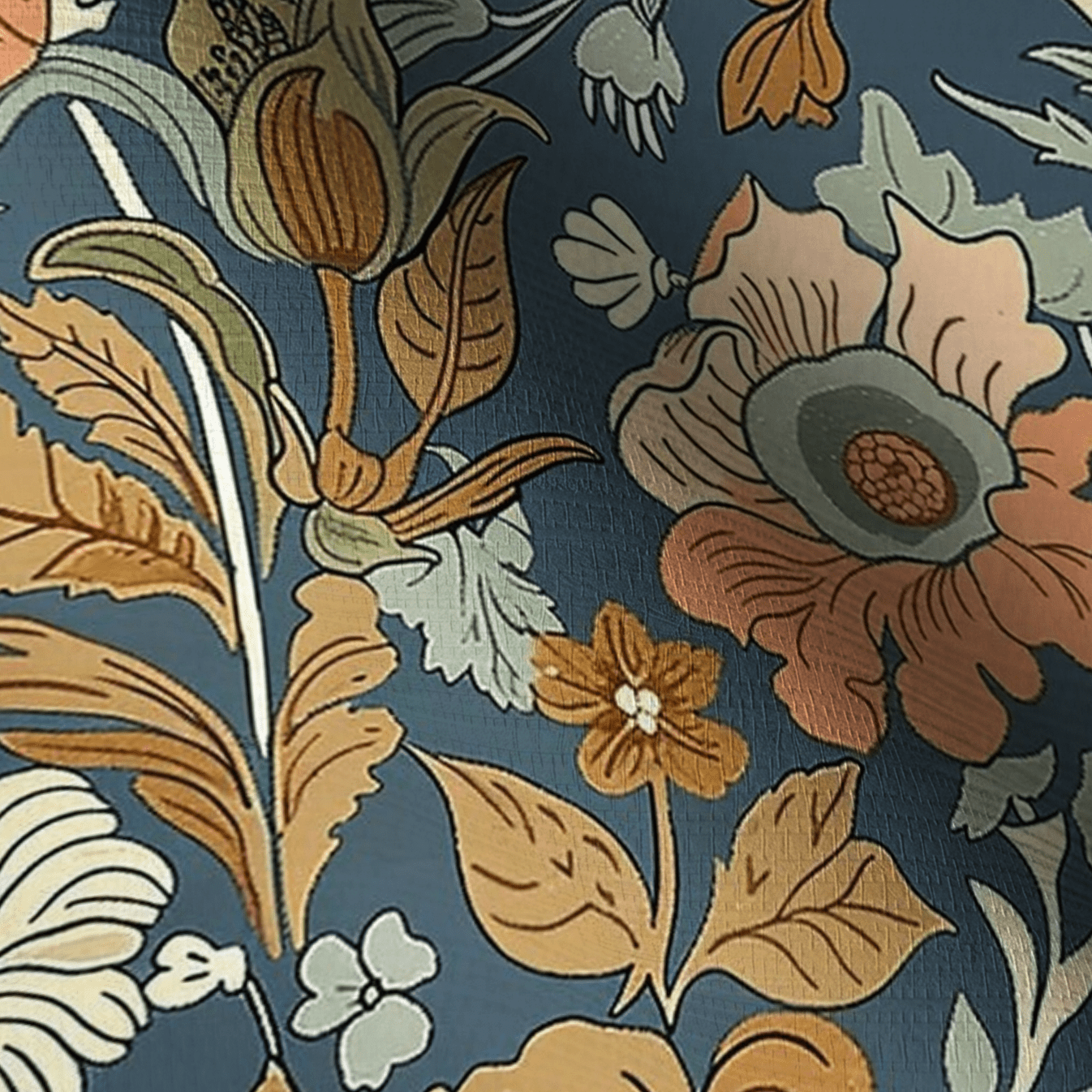 Callaway Faux Grasscloth Wallpaper - Painted Paper