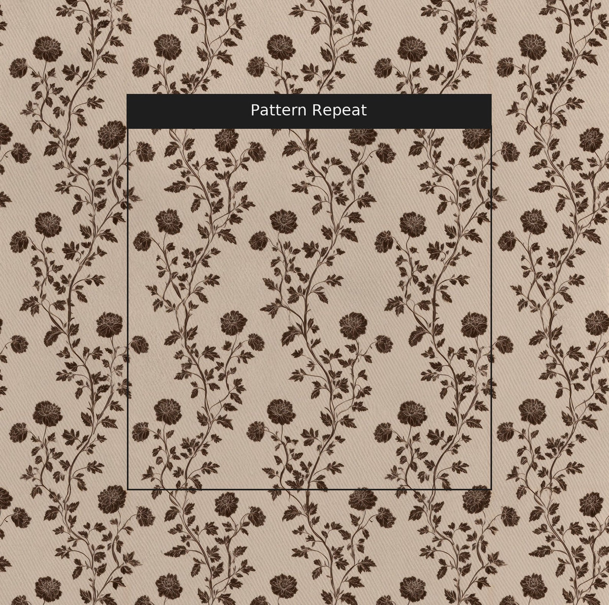 Camden Vine - Fabric - Painted Paper