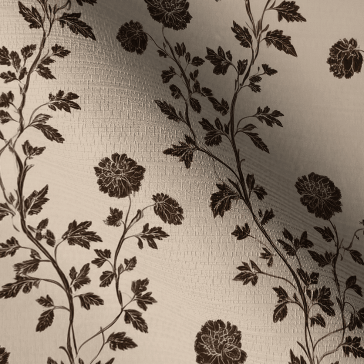 Camden Vine Faux Grasscloth Wallpaper - Painted Paper