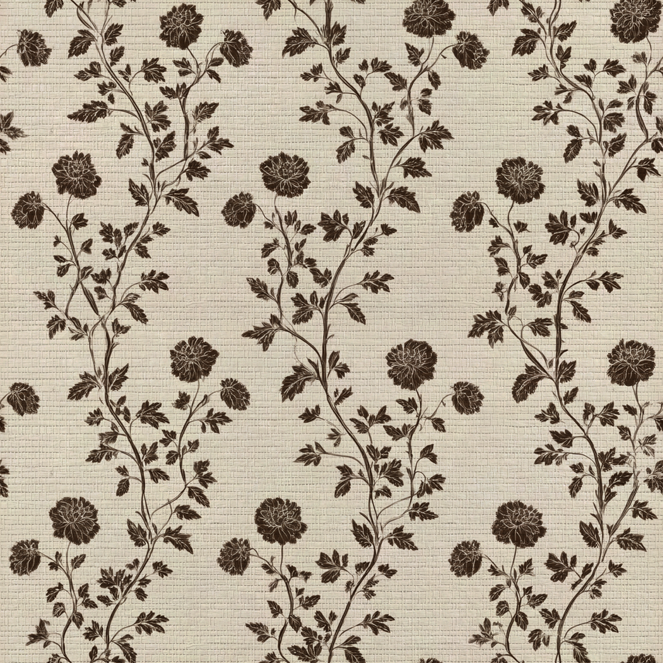 Camden Vine Faux Grasscloth Wallpaper