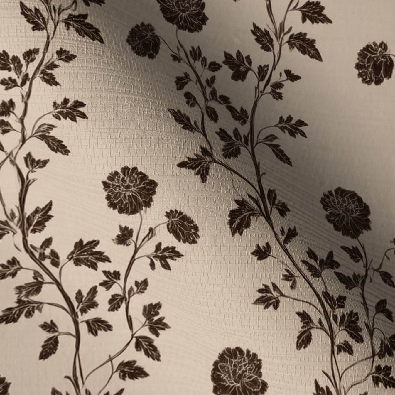 Camden Vine Faux Grasscloth Wallpaper