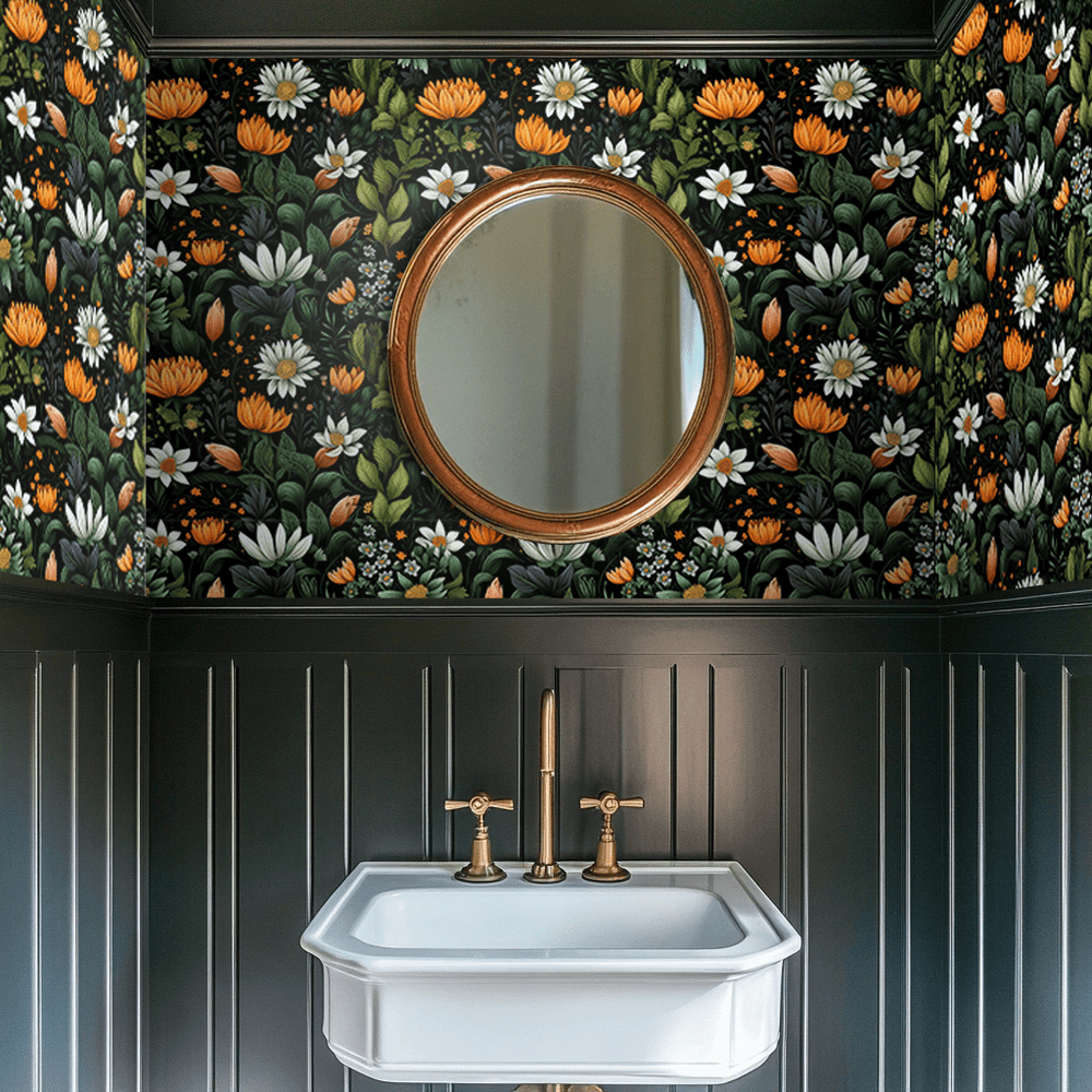 Cami Floral Wallpaper - Painted Paper