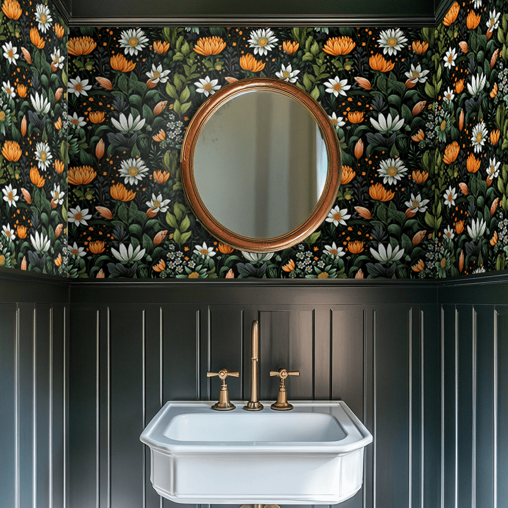 Cami Floral Wallpaper - Painted Paper