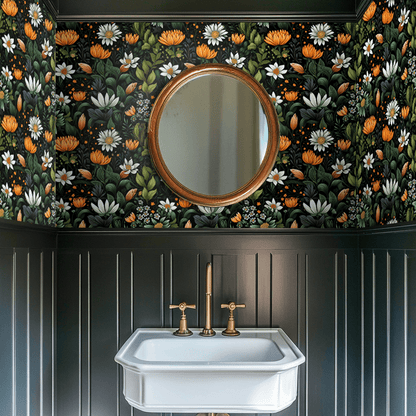 Cami Floral Wallpaper - Painted Paper