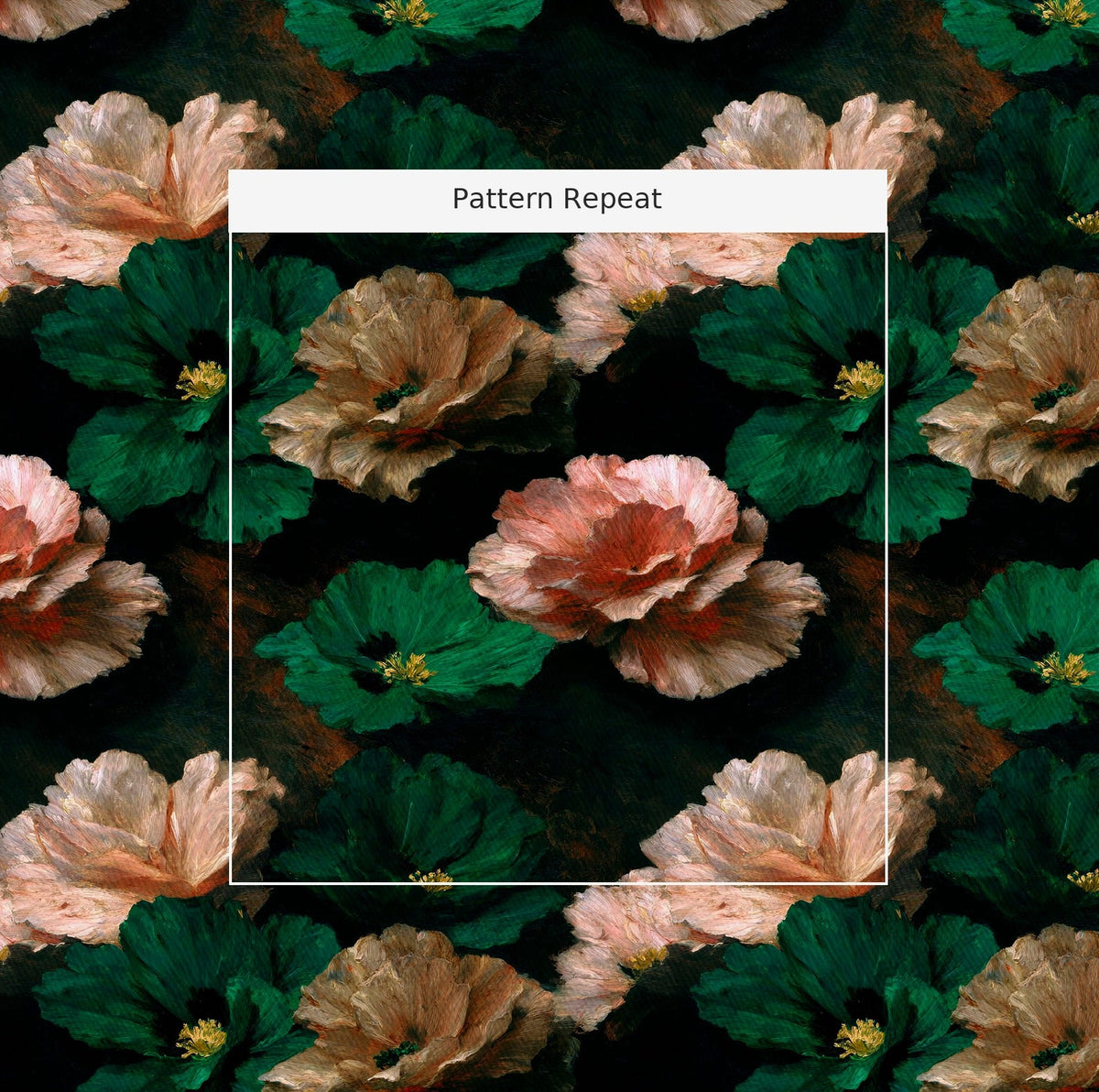 Camille - Fabric - Painted Paper