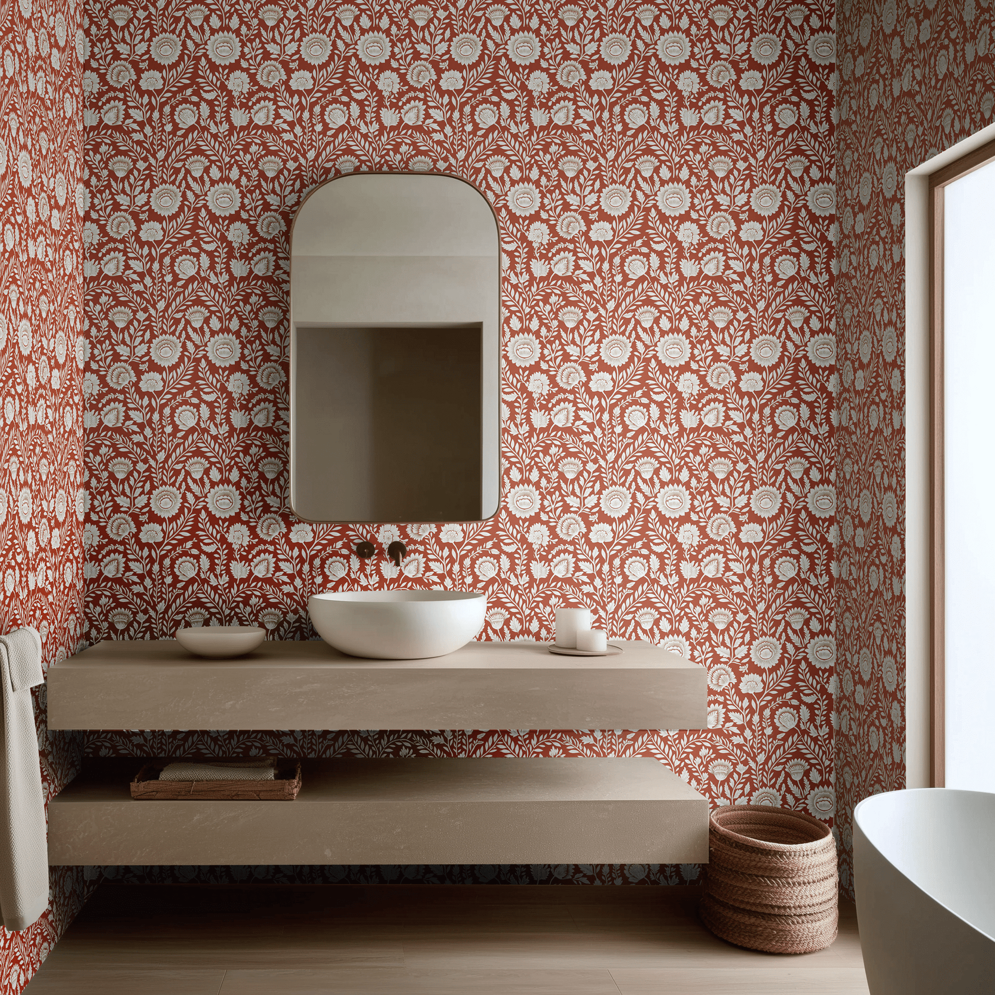 Canela Wallpaper - Painted Paper