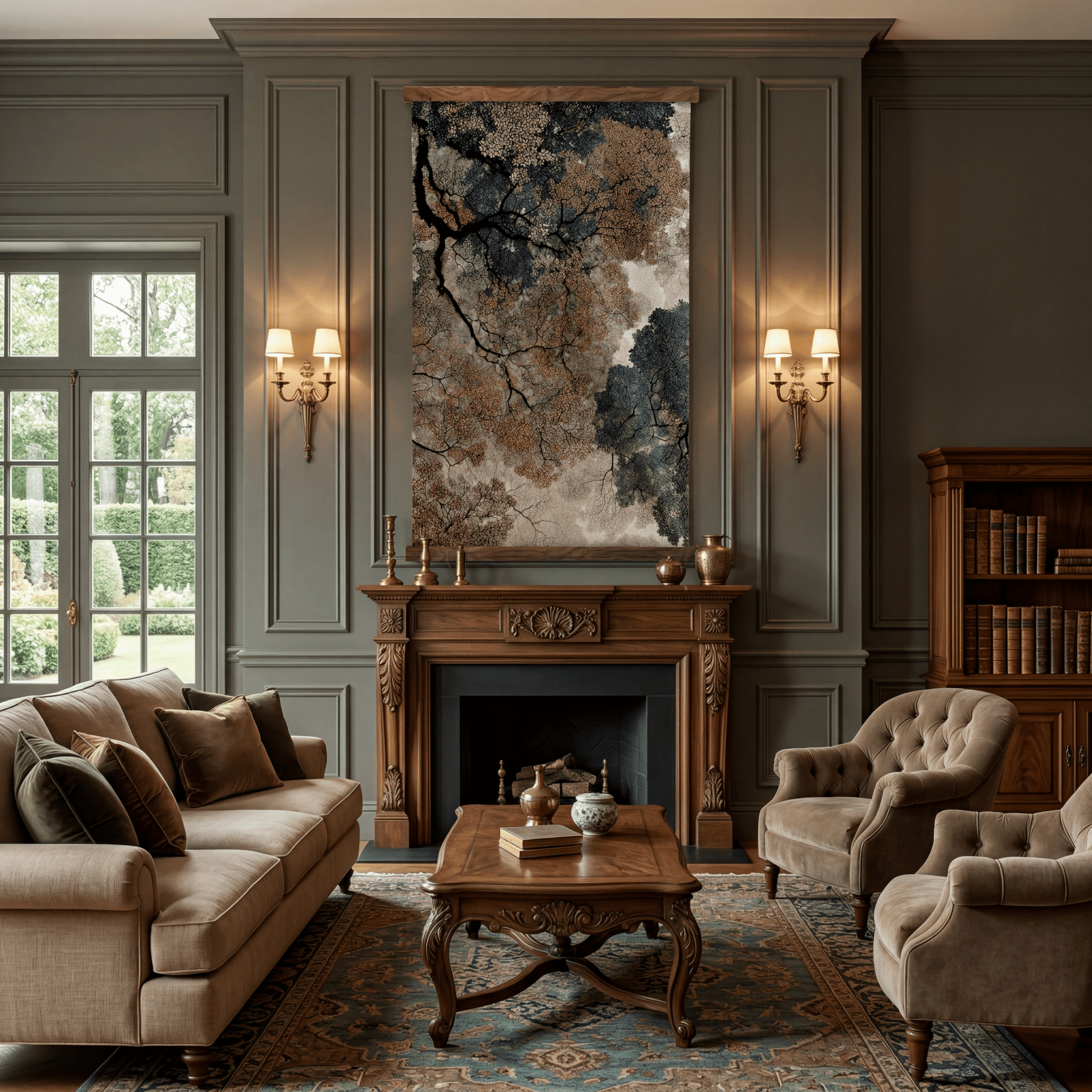Canopy View - Tapestry - Painted Paper