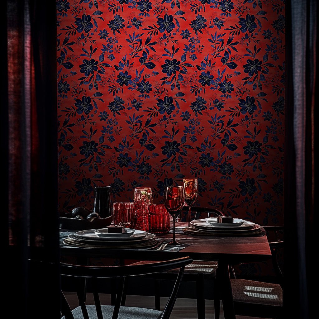 Carmella Wallpaper - Painted Paper