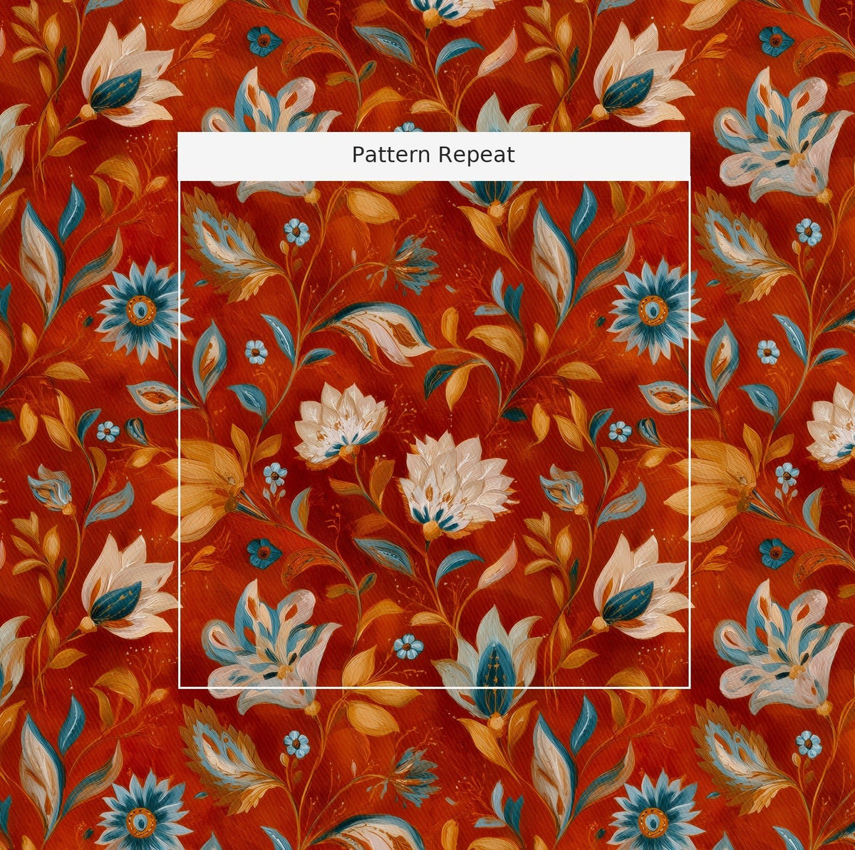Carmine Dusk - Fabric - Painted Paper