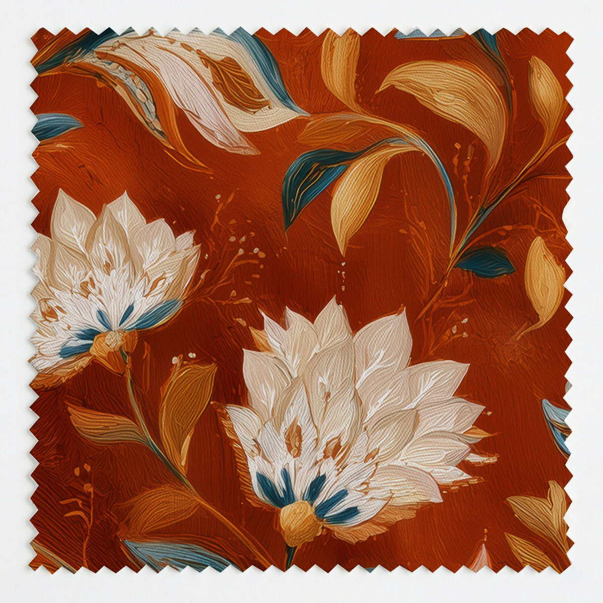 Carmine Dusk - Fabric - Painted Paper