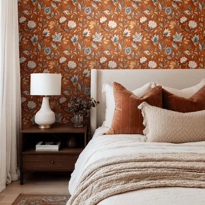 Carmine Dusk Wallpaper - Painted Paper