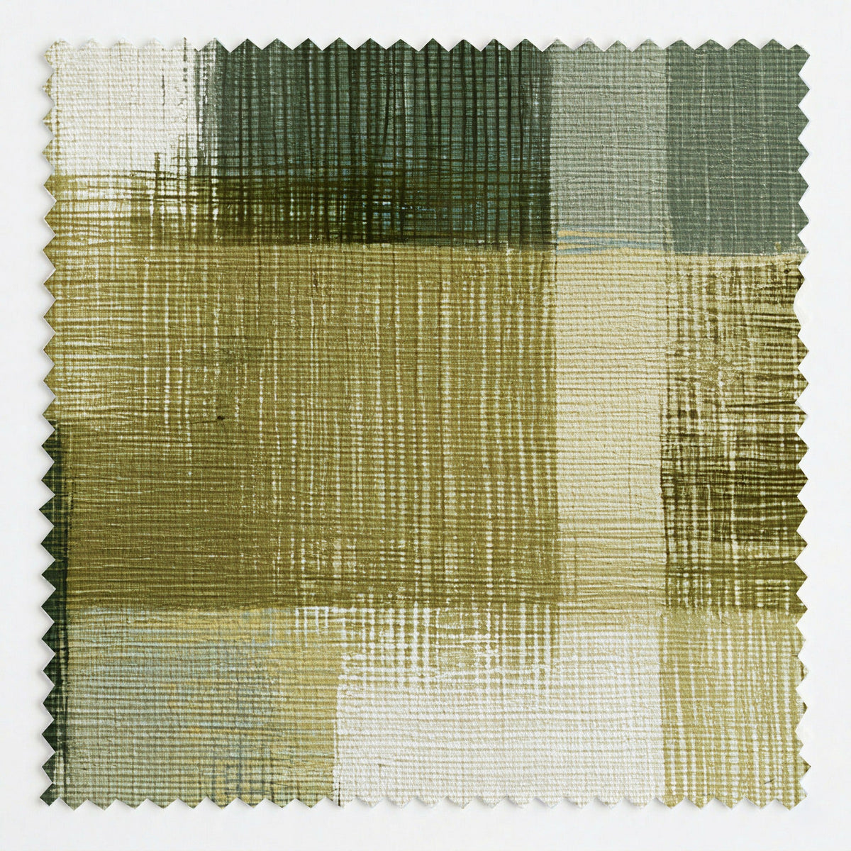 Carter Olive Plaid - Fabric - Painted Paper