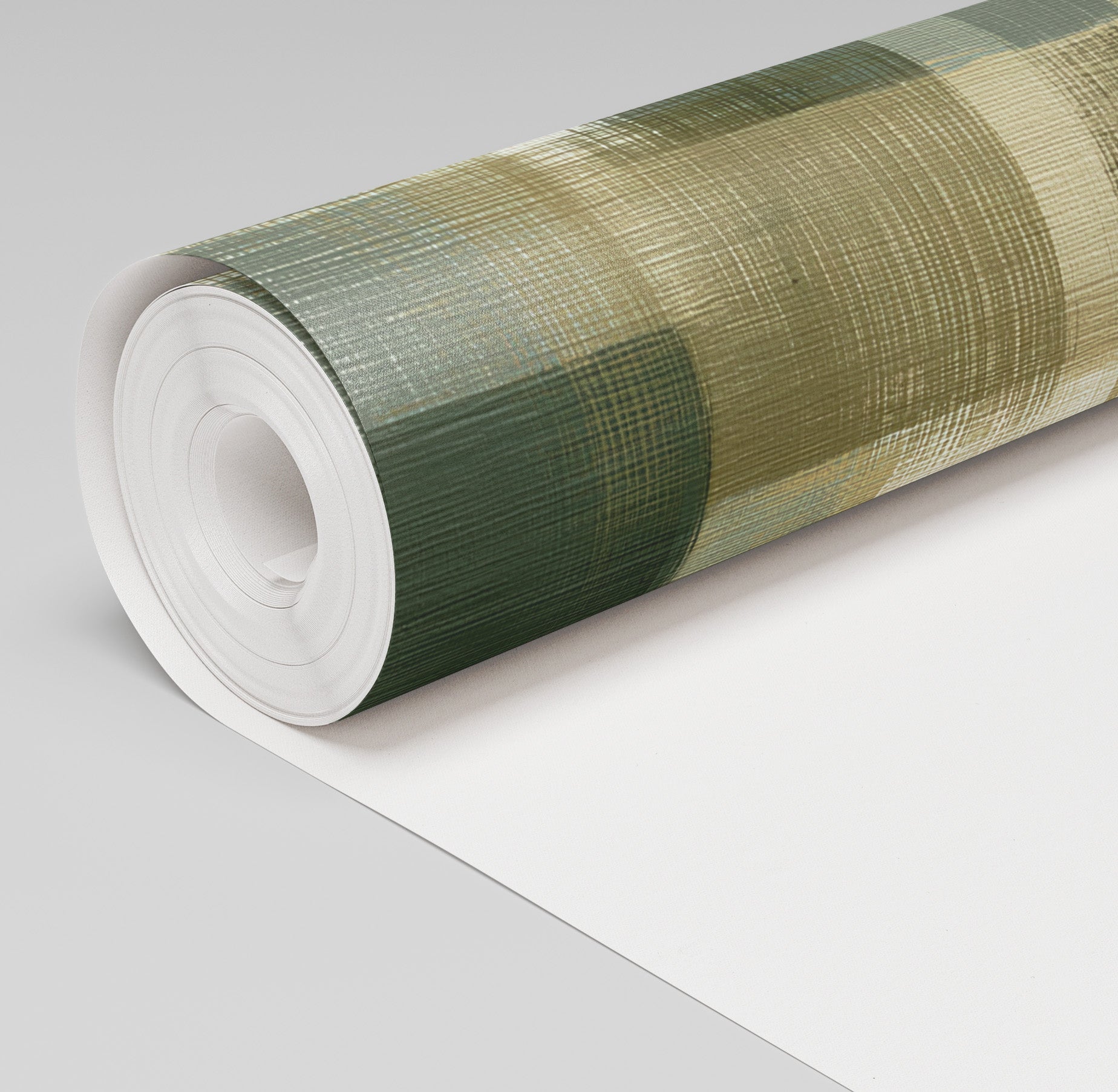 Carter Olive Plaid Wallpaper - Painted Paper