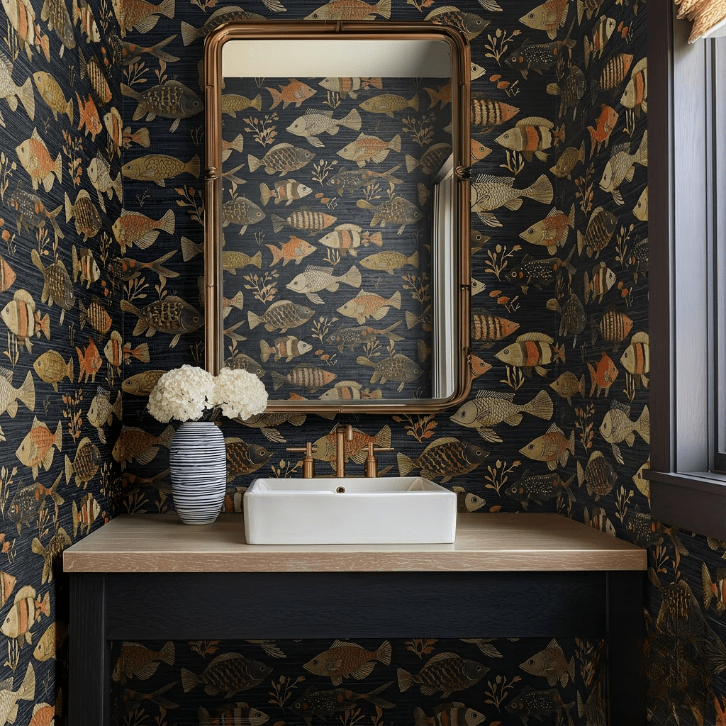 Caspian Faux Grasscloth Wallpaper - Painted Paper